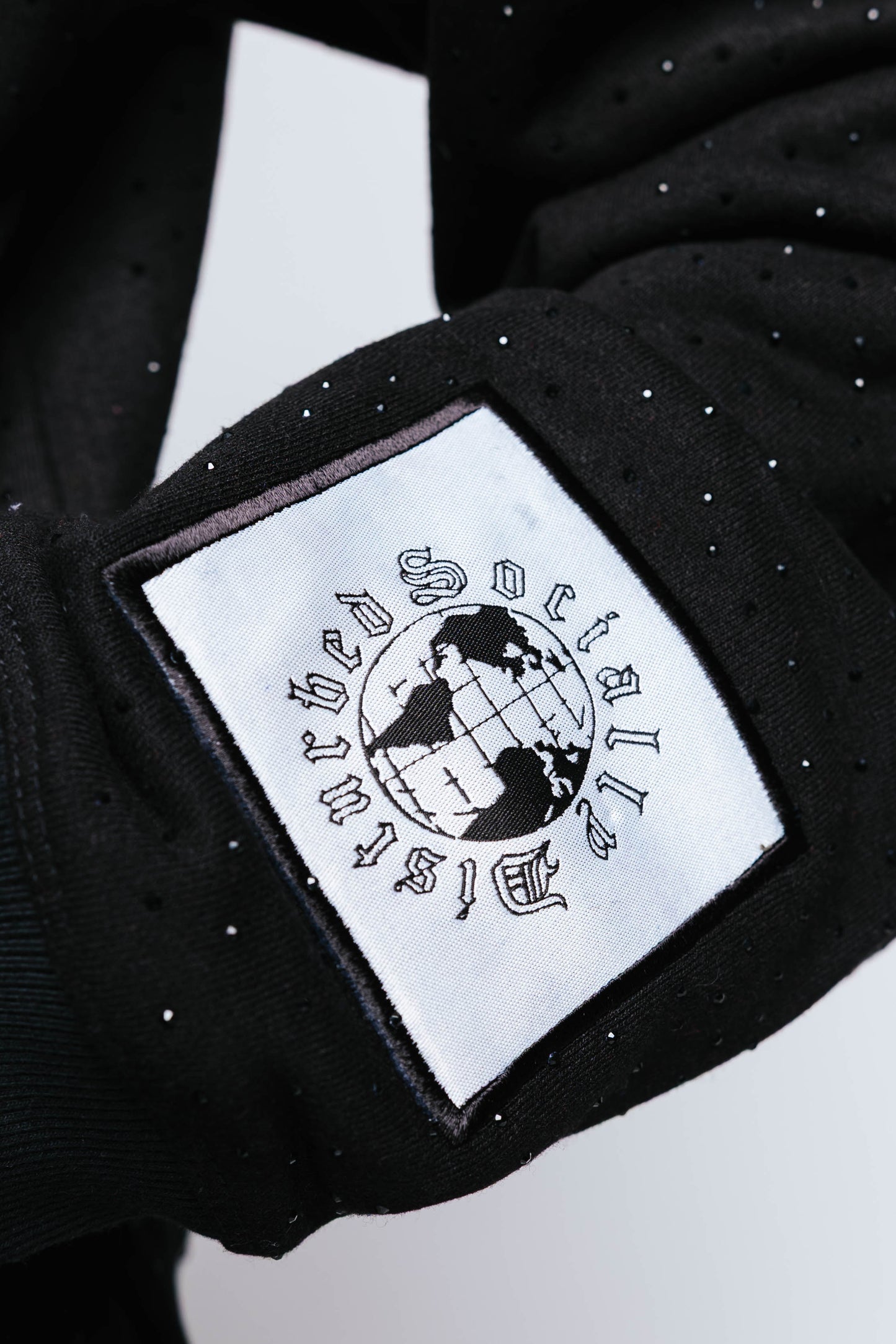 SD Black Rhinestone ZipUp